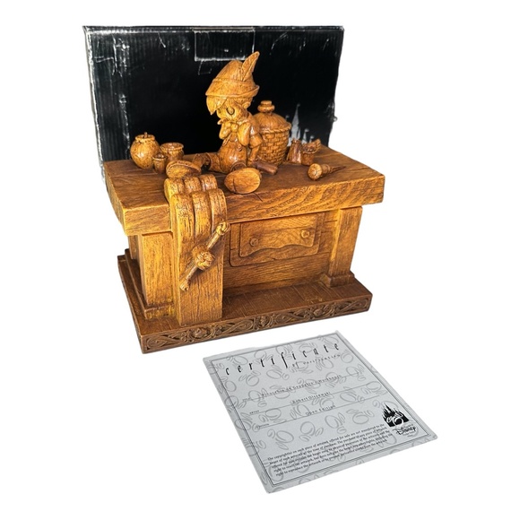 Disney Parks The Art of Disney Olszenski Pinocchio on Geppetto's Workbench - Picture 2 of 7